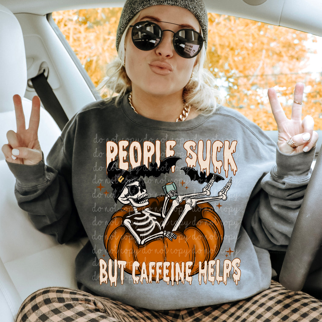 People Suck But Caffeine Helps Pumpkin TRANSFER MOON AUG 24