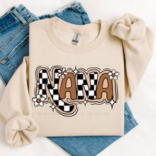 Load image into Gallery viewer, Checkered With Flowers DROPDOWN TRANSFER CSC DEC
