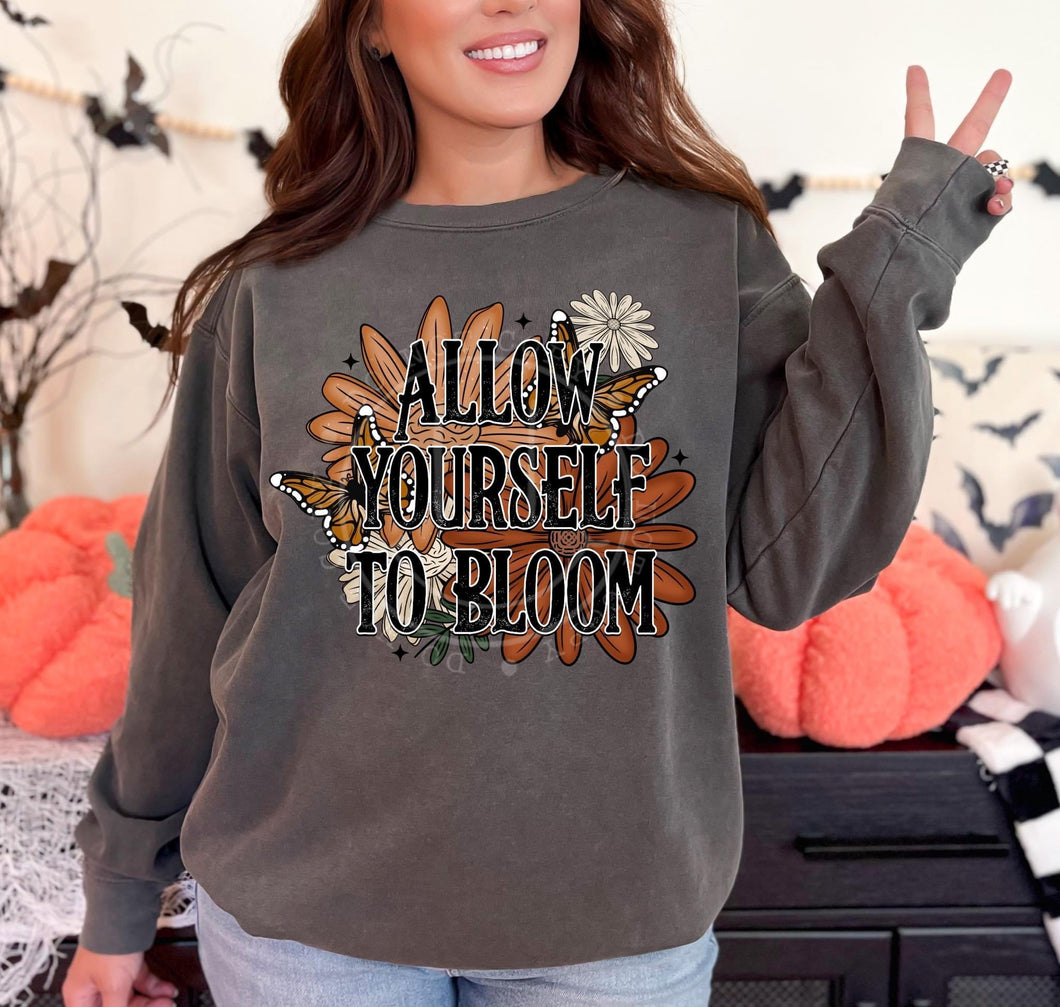 Allow Yourself To Bloom Butterfly TRANSFER