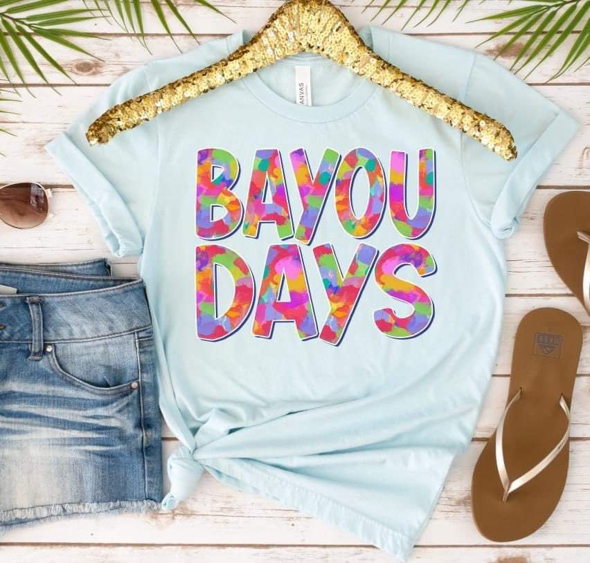Bayou Days Mixed Paint TRANSFER BSG