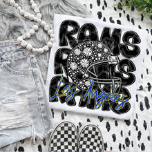 Load image into Gallery viewer, Football Mascot Faux Rhinestone Helmet Dropdown TRANSFER VIRGO JUNE 25
