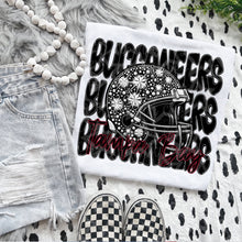 Load image into Gallery viewer, Football Mascot Faux Rhinestone Helmet Dropdown TRANSFER VIRGO JUNE 25
