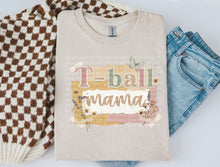 Load image into Gallery viewer, Baseball/Softball/T-Ball Mama Pastel Butterflies &amp; Flowers Title DROPDOWN TRANSFER SCG MAR 26
