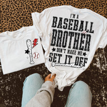 Load image into Gallery viewer, I'm A Baseball TITLE DROPDOWN Don't Make Me Set It Off With Pocket TRANSFER VIRGO JAN 26
