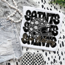 Load image into Gallery viewer, Football Mascot Faux Rhinestone Helmet Dropdown TRANSFER VIRGO JUNE 25
