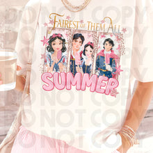 Load image into Gallery viewer, Glitter Princess Summer DROPDOWN TRANSFER RHD MAY 26
