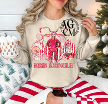 Load image into Gallery viewer, Kris Kringle With Red Bow Three Frames TRANSFER AGCM NOV 25
