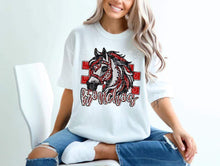 Load image into Gallery viewer, Checkered Rhinestone Mascot DROPDOWN TRANSFER CSWD
