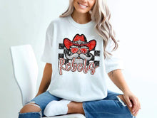 Load image into Gallery viewer, Checkered Rhinestone Mascot DROPDOWN TRANSFER CSWD
