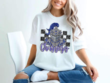 Load image into Gallery viewer, Checkered Rhinestone Mascot DROPDOWN TRANSFER CSWD
