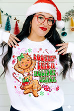 Load image into Gallery viewer, Lookin' Like A Holiday Snack Gingerbread And Candies With SLEEVE OPTION DROPDOWN TRANSFER GRAV NOV 25
