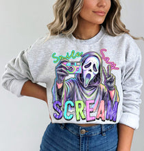 Load image into Gallery viewer, Gh_stface Smile Say Scream  TRANSFER CST MAY 26
