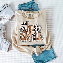 Load image into Gallery viewer, Checkered With Flowers DROPDOWN TRANSFER CSC DEC
