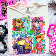 Load image into Gallery viewer, Zo_topia Two Four Frame Neon With Character SLEEVE OPTION DROPDOWN TRANSFER GRAV DEC 25
