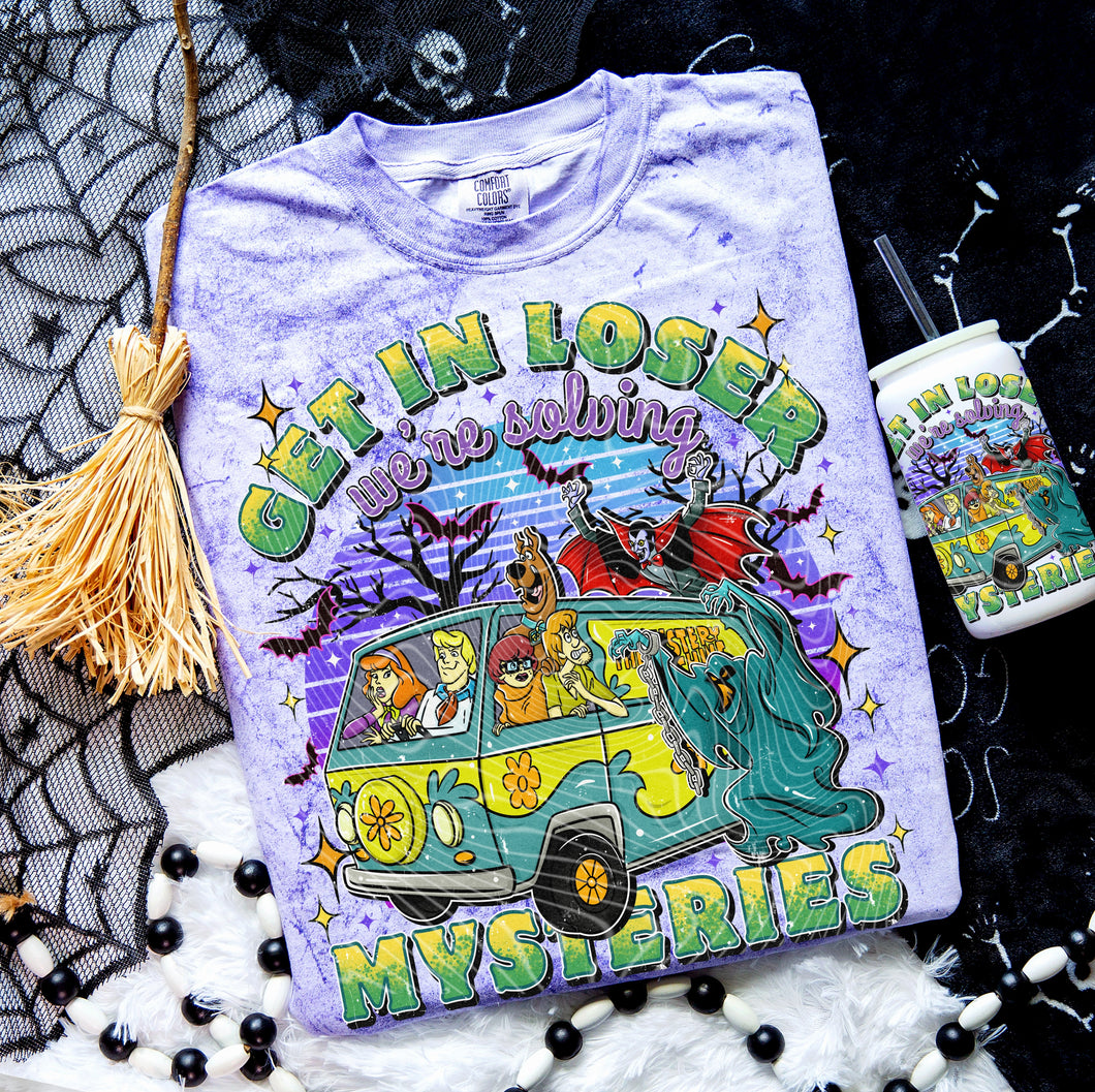 Get In Losers We’re Solving Mysteries TRANSFER GRAV