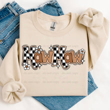 Load image into Gallery viewer, Checkered With Flowers DROPDOWN TRANSFER CSC DEC
