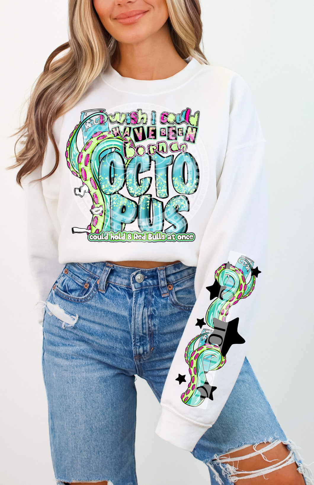 Born An Octopus With SLEEVE OPTION TRANSFER CST FEB