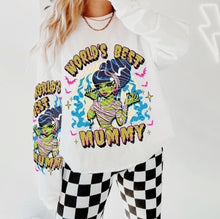 Load image into Gallery viewer, World’s Best Mummy With SLEEVE OPTION DROPDOWN TRANSFER GRAV MAY 25

