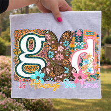Load image into Gallery viewer, God Is Always On Time Patchwork COLOR DROPDOWN TRANSFER VIRGO MAR 26
