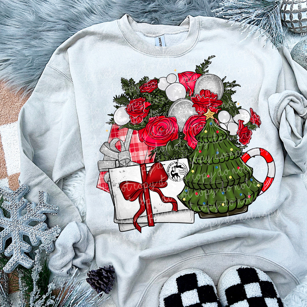 Christmas Card & Tree Mug TRANSFER MOON OCT 24