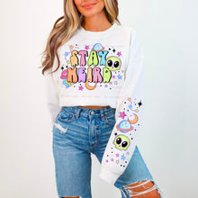 Load image into Gallery viewer, Stay Weird Skulls With SLEEVE OPTION DROPDOWN TRANSFER CSC JAN
