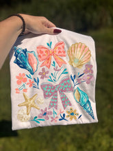 Load image into Gallery viewer, Sea Shell Bows And Floral Collage TRANSFER SCG APR 26
