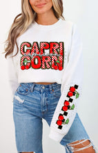 Load image into Gallery viewer, Cherry Checkered Horoscopes With SLEEVE OPTION DROPDOWN TRANSFER CST JAN
