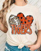 Load image into Gallery viewer, Football Hearts Polka Dot Mascots DROPDOWN TRANSFER
