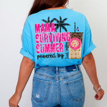 Load image into Gallery viewer, Mama Surviving Summer Drink DROPDOWN WITH Pocket TRANSFER VIRGO APR 26

