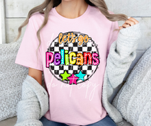 Load image into Gallery viewer, Let’s Go Bright Dotted Checkered Mascots DROPDOWN TRANSFER CAP 24

