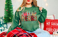 Load image into Gallery viewer, Merry Christmas Alpha Plaid And Leopard TRANSFER SCG SEPT 25
