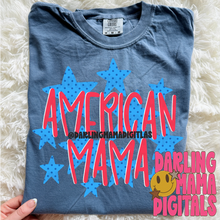 Load image into Gallery viewer, American Mama or Mini Polka Dot Stars DROPDOWN TRANSFER DMD EM JUNE 26
