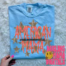 Load image into Gallery viewer, American Mama or Mini Camo Stars DROPDOWN TRANSFER DMD EM JUNE 26
