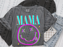 Load image into Gallery viewer, Mama + Mini + Aunt Happy Neon DROPDOWN TRANSFER TGG APR 25

