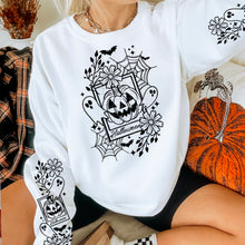 Load image into Gallery viewer, Pumpkins With Ghosts Single Color With SLEEVE OPTION DROPDOWN TRANSFER CSC June
