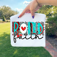 Load image into Gallery viewer, Bold Faith Checker Background TRANSFER CST DEC 25

