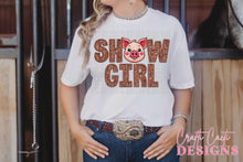 Load image into Gallery viewer, Show Girl Faux Embroidery Tool Animal DROPDOWN TRANSFER CCD
