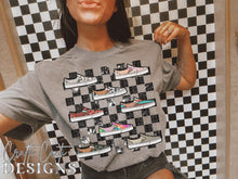 Load image into Gallery viewer, Checkered Shoe Collage TRANSFER CCD
