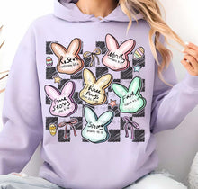 Load image into Gallery viewer, Coquette Bunny Candy Checkered TRANSFER
