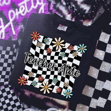 Load image into Gallery viewer, Checkered Daisy Title (DROPDOWN) TRANSFER ECHT
