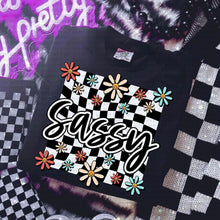 Load image into Gallery viewer, Checkered Daisy Title (DROPDOWN) TRANSFER ECHT
