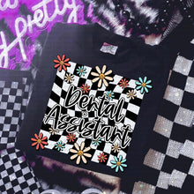 Load image into Gallery viewer, Checkered Daisy Title (DROPDOWN) TRANSFER ECHT
