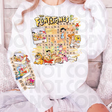 Load image into Gallery viewer, Cartoon Scrabble Dropdown SLEEVE OPTION DROPDOWN TRANSFER RHD PAL JAN 26
