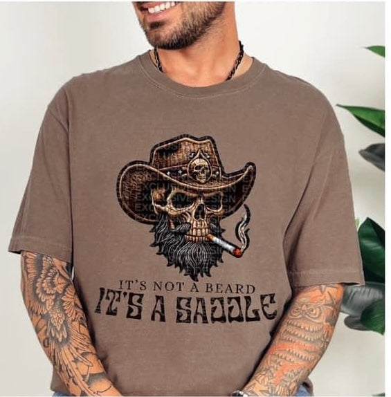 It’s Not A Beard It’s A Saddle TRANSFER HMWK