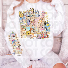 Load image into Gallery viewer, Cartoon Scrabble Dropdown SLEEVE OPTION DROPDOWN TRANSFER RHD PAL JAN 26
