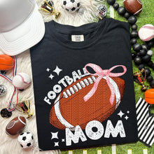 Load image into Gallery viewer, Football Mom Pink Bow TRANSFER HMWK
