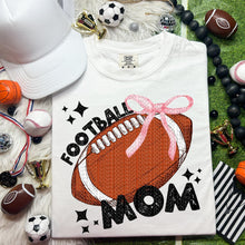 Load image into Gallery viewer, Football Mom Pink Bow TRANSFER HMWK
