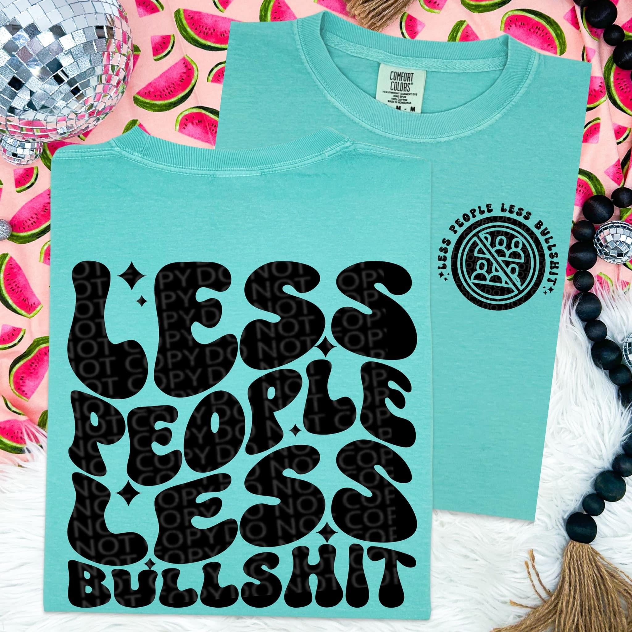 Less People Less Bullshit With Pocket TRANSFER HMWK – Sassy Sublimation ...