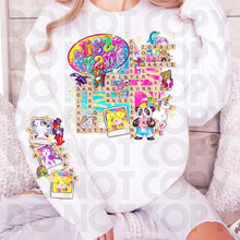 Load image into Gallery viewer, Cartoon Scrabble Dropdown SLEEVE OPTION DROPDOWN TRANSFER RHD PAL JAN 26
