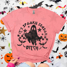 Load image into Gallery viewer, It’s Spooky Season Bitch Checkered Bats TRANSFER HMWK
